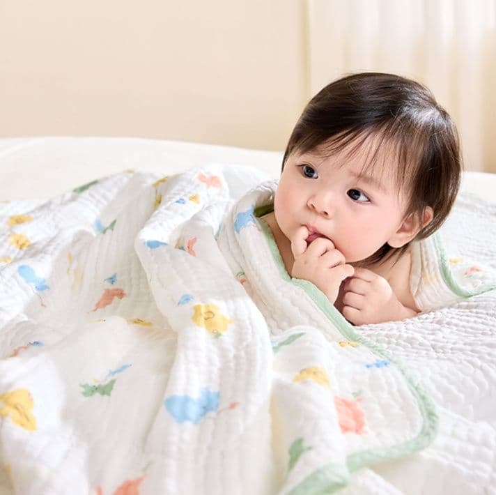 ☆安心無添加☆彡　やわらか綿素材赤ちゃんおくるみ